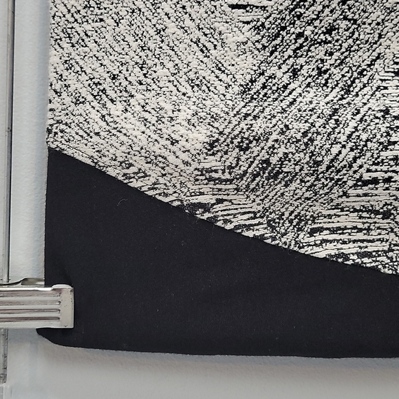 Eva Longoria BodyCon Pencil Skirt Black & White Size Petite Small - Picture 2 of 6